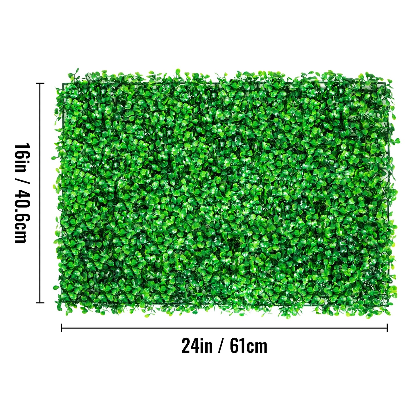 SucceBuy Artificial Plant Wall Decoration Boxwood Hedge Wall Panel Home Decor Fake Grass Backdrop Wall Privacy Hedge Screen