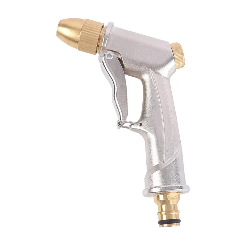 High Pressure Water Spray Gun Metal Brass Nozzle Garden Hose Pipe Lawn Car Wash Sprayer Sprinkler Car Wash Tool Water Guns XY002