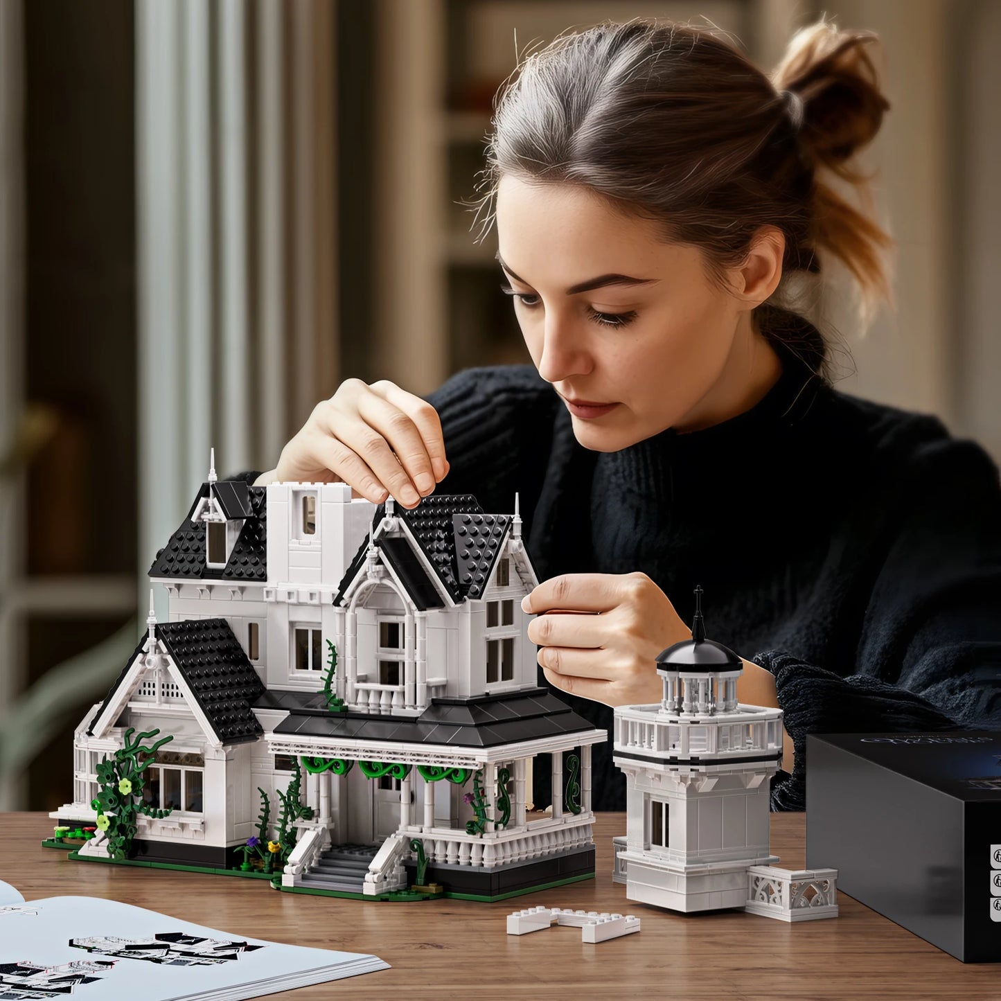 Magic House Building Set Owens HouseHome Decor with LED Light