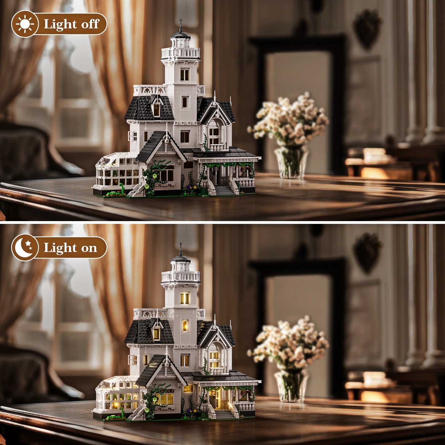 Magic House Building Set Owens HouseHome Decor with LED Light