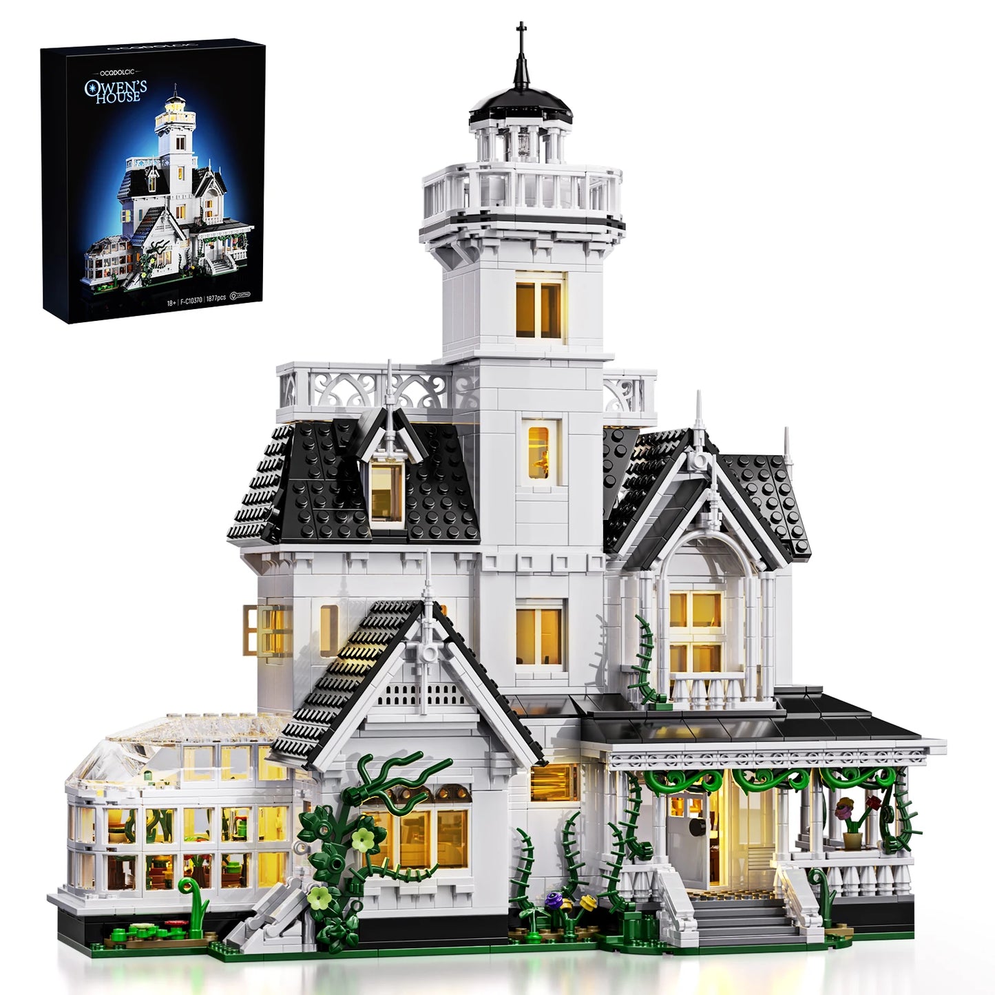 Magic House Building Set Owens HouseHome Decor with LED Light