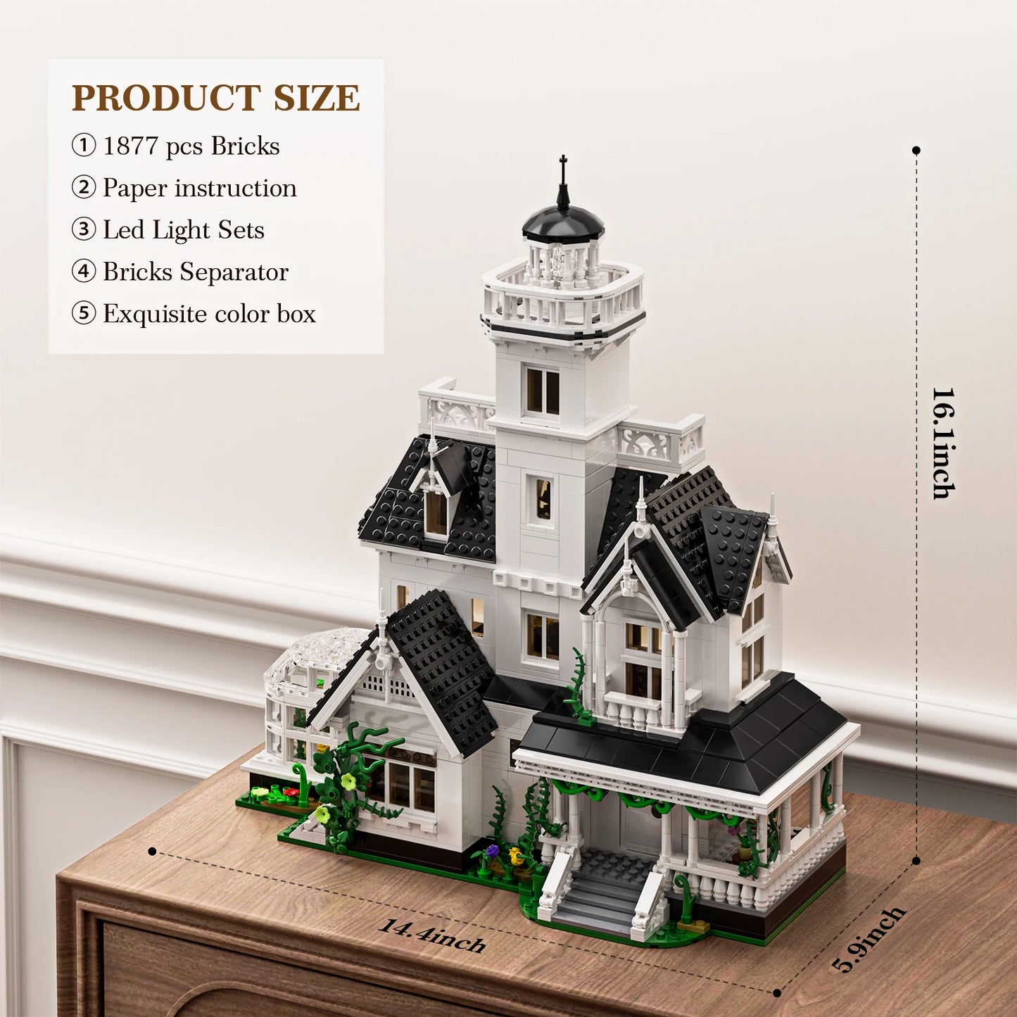 Magic House Building Set Owens HouseHome Decor with LED Light