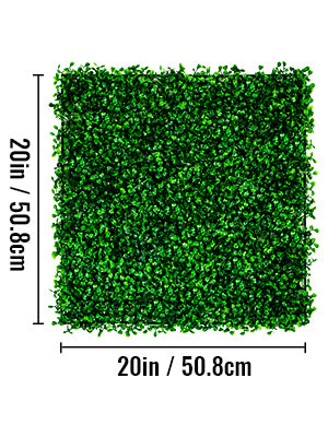 SucceBuy Artificial Plant Wall Decoration Boxwood Hedge Wall Panel Home Decor Fake Grass Backdrop Wall Privacy Hedge Screen