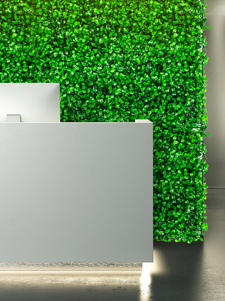 SucceBuy Artificial Plant Wall Decoration Boxwood Hedge Wall Panel Home Decor Fake Grass Backdrop Wall Privacy Hedge Screen